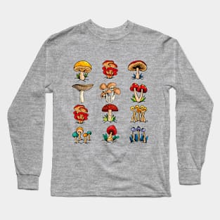 Mushroom gift Mycology Fungi Foraging Mushroom Whisperer Long Sleeve T-Shirt